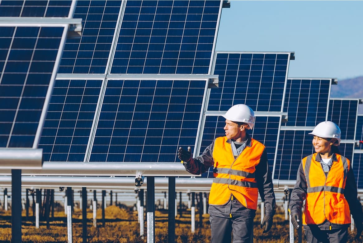 green energy, workers, and data